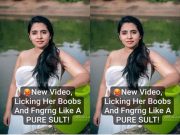 Nila Nambiar New Paid App Video Licking Her B00bies And Fingering